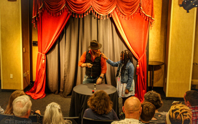 Bradley Performing Pendulum Dowsing